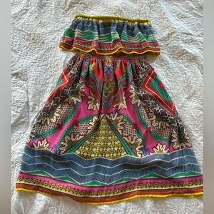 Flying Tomato Multicolor Patterned Skirt Set